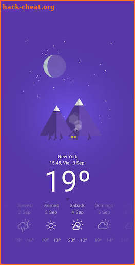 Color Weather Temperature - Live Wallpaper screenshot