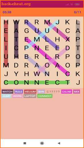 Color Word Puzzle screenshot