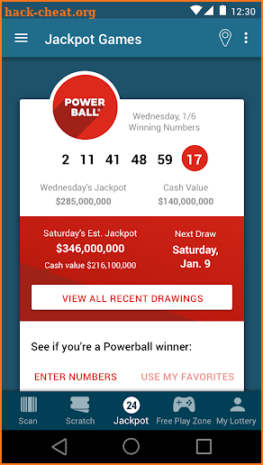 Colorado Lottery screenshot