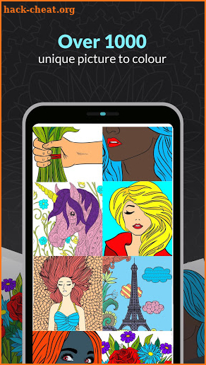 ColorArt: Masterpiece Coloring Page for Grown-Ups screenshot