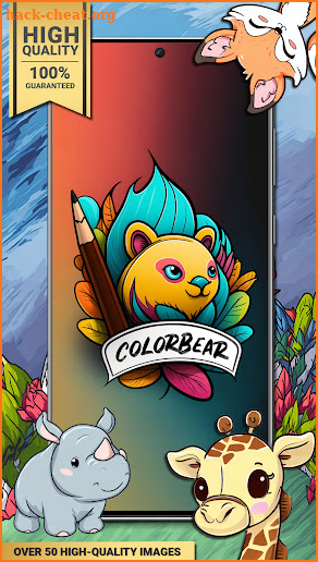 ColorBear - Kids Coloring Book screenshot