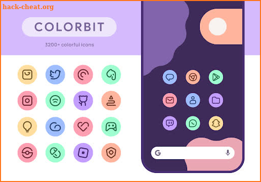 Colorbit Icon Pack screenshot