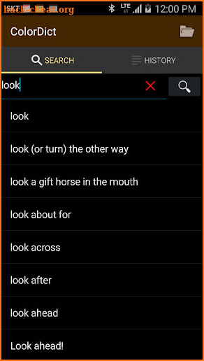 ColorDict Dictionary screenshot