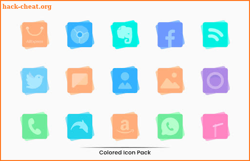 Colored Icon Pack screenshot