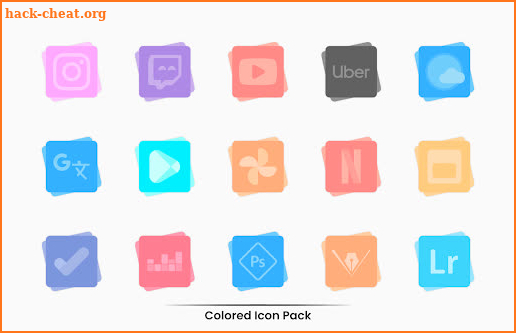 Colored Icon Pack screenshot