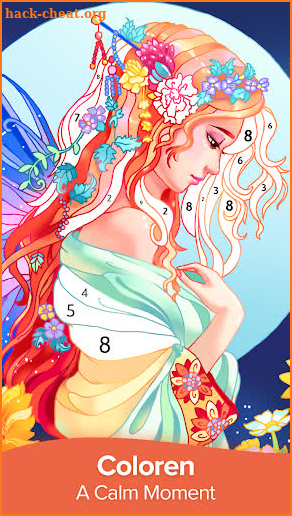 Coloren - Color by Number & Puzzle Games screenshot