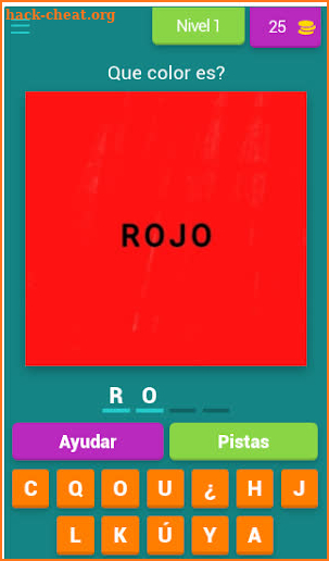 Colores en español screenshot