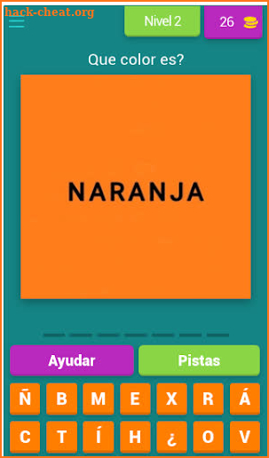 Colores en español screenshot