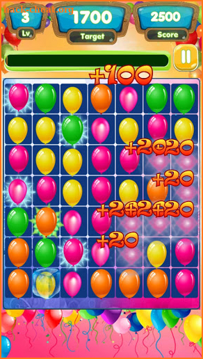 Colorful balloons - look for the same picture screenshot