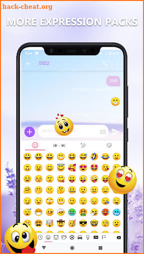 Colorful Bubble Message screenshot