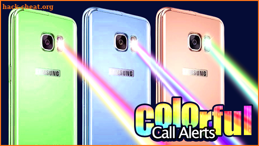 Colorful call alerts screenshot