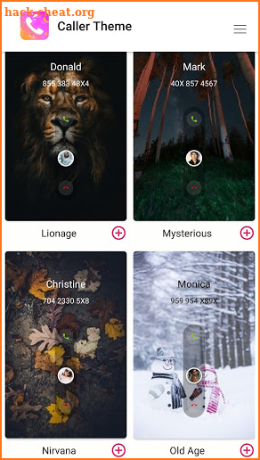 Colorful Call Screen Themes screenshot