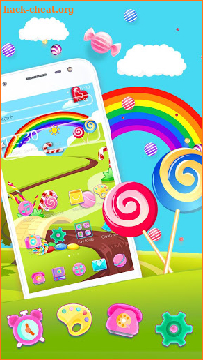 Colorful Candy Unity Theme screenshot