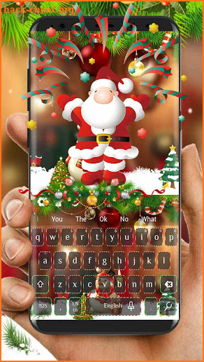 Colorful Christmas Keyboard screenshot