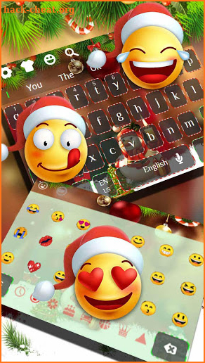 Colorful Christmas Keyboard screenshot