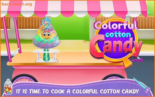 Colorful Cotton Candy screenshot