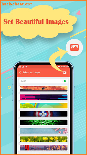 Colorful Custom Navigation Bar screenshot