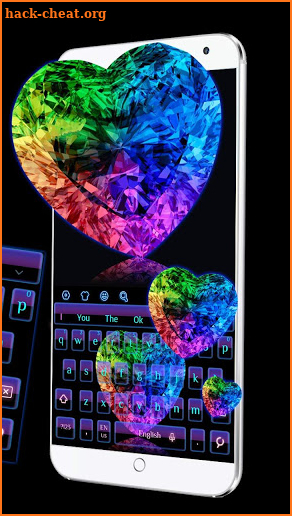 Colorful Diamond Keyboard screenshot