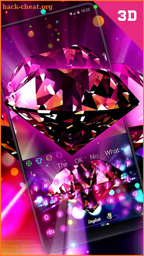 Colorful Diamonds Keyboard screenshot