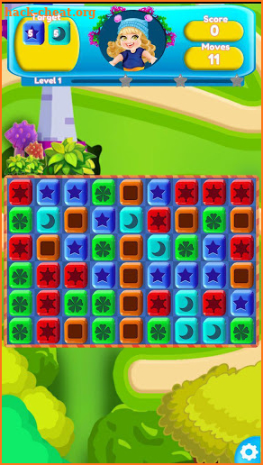 Colorful-Diamonds Match Cubes Game screenshot