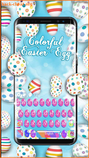 Colorful Easter egg Keyboard Theme screenshot