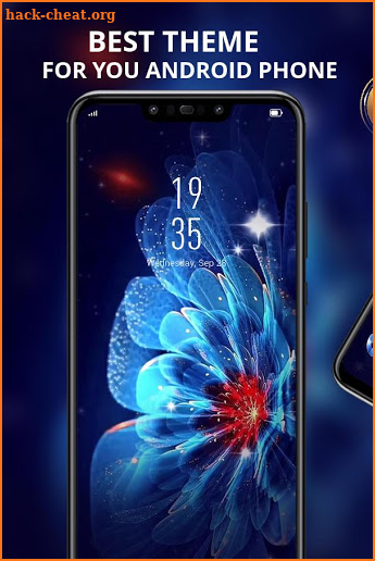Colorful flower theme for galaxy G10 best launcher screenshot