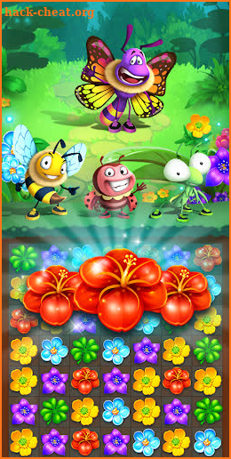 Colorful Flowers Match 3 screenshot