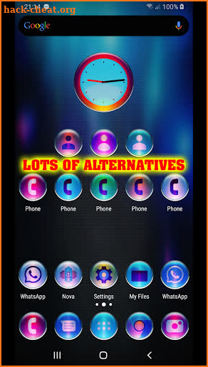 Colorful Glass Pix UI Icon Pack Paid screenshot