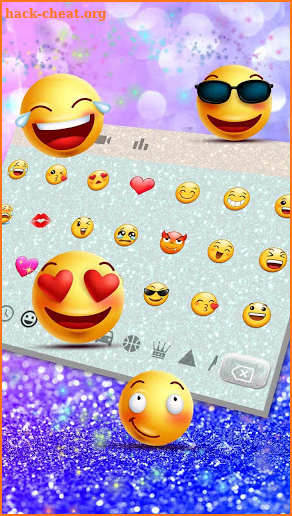 Colorful Glitter Keyboard screenshot