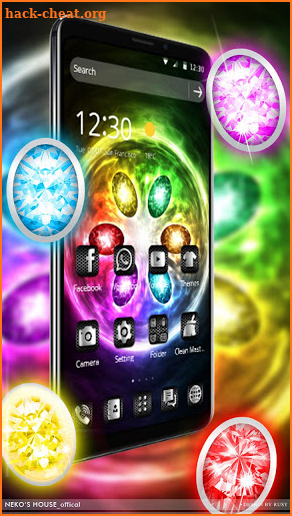 Colorful Infinity Stones Theme screenshot