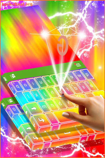 Colorful Keyboard Theme screenshot