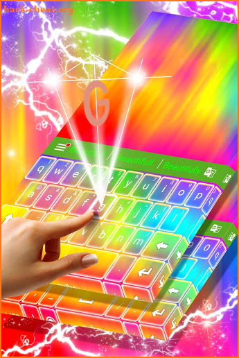 Colorful Keyboard Theme screenshot