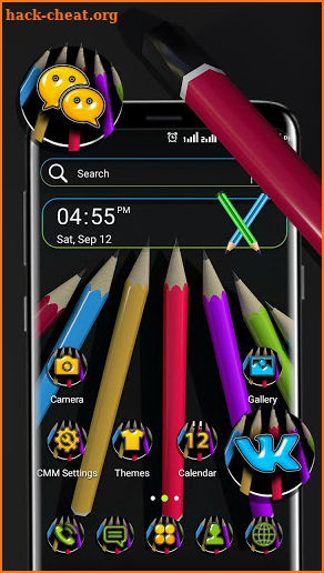 Colorful Pencil Theme Launcher screenshot