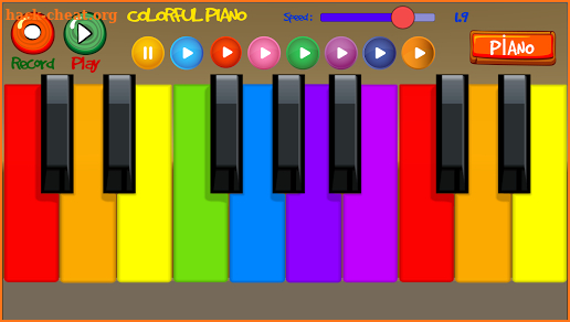Colorful Piano screenshot