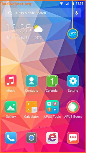 Colorful Simple Abstract Theme screenshot
