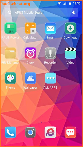 Colorful Simple Abstract Theme screenshot