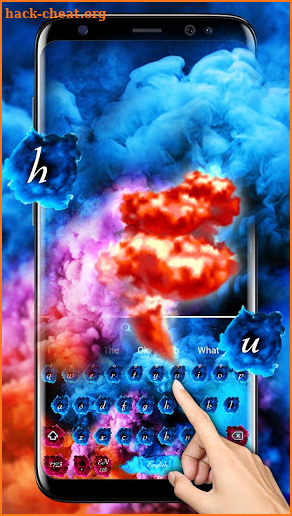 Colorful Smog Keyboard screenshot