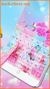 Colorful Spring Flowers Keyboard screenshot