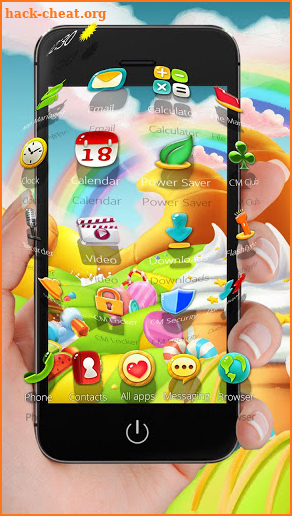 Colorful Sweet Candy Theme screenshot