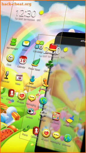 Colorful Sweet Candy Theme screenshot