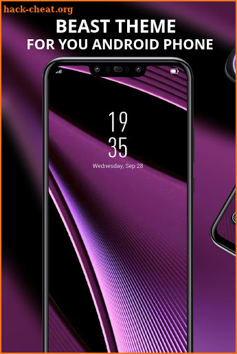 Colorful theme Purple business supple for Galaxy screenshot