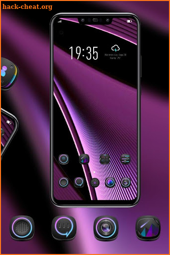 Colorful theme Purple business supple for Galaxy screenshot