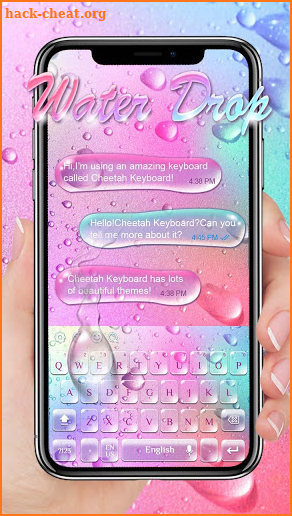 Colorful Water keyboard screenshot