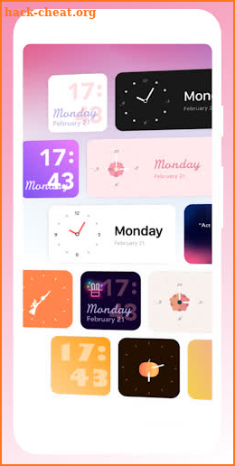 Colorful Widget Screen Theme screenshot