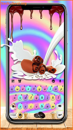 Colorful Yummy Cookies Keyboard Theme screenshot