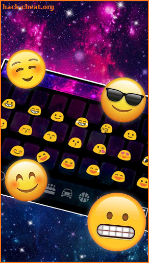 Colorfull Galaxy Keyboard screenshot