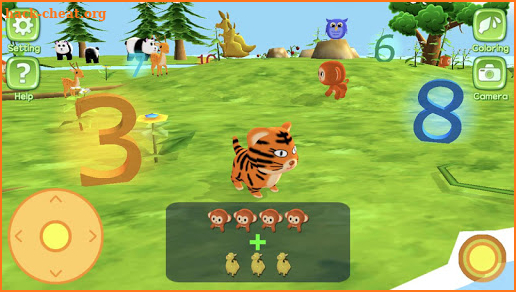 Coloring 3D - Animal park with AR Camera screenshot