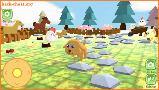 Coloring 3D - Farm screenshot