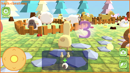Coloring 3D - Farm screenshot