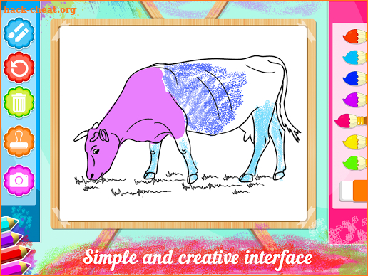 Coloring And Learning Animals - Drawing Book screenshot
